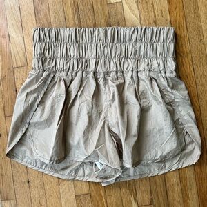 FP Movement by Free People High Waist Tan Shorts